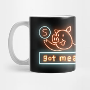 BBQ Pig Neon Mug